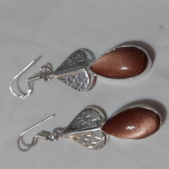 Jewelry - STERLING Silver Sun Sitara Earrings